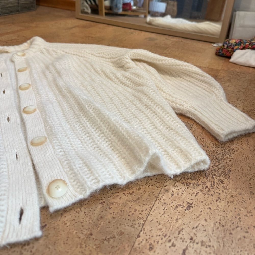 Sezane Emile Cardigan S Ecru - Picture 5 of 13